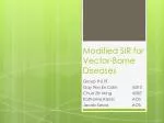 Modified SIR for Vector-Borne Diseases - slide 1