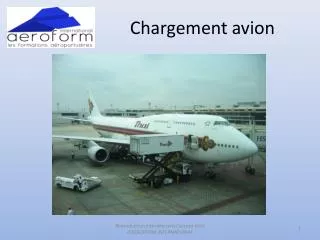 chargement avion