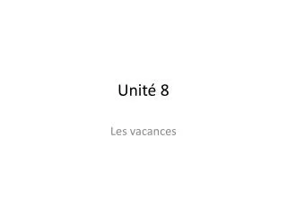 unit 8