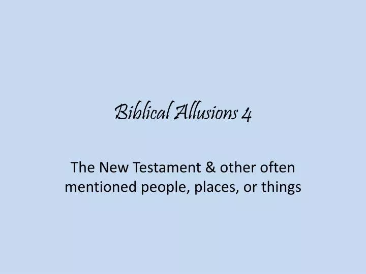 biblical allusions 4
