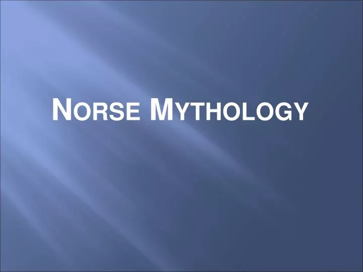 norse mythology