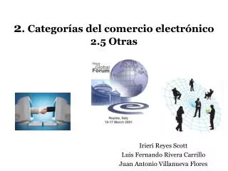 2 categor as del comercio electr nico 2 5 otras