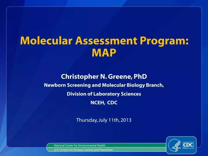 molecular assessment program map