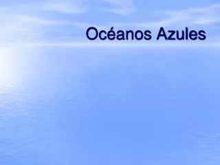 oc anos azules