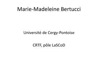 marie madeleine bertucci