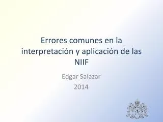 errores comunes en la interpretaci n y aplicaci n de las niif