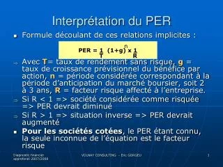 interpr tation du per