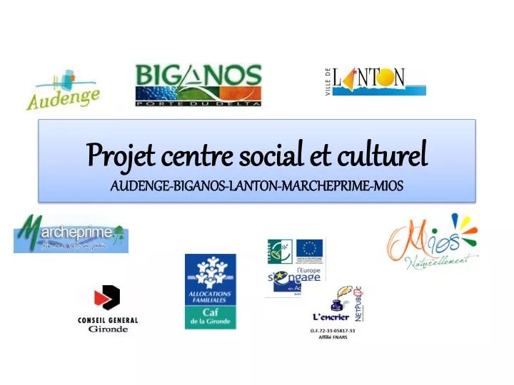 projet centre social et culturel audenge biganos lanton marcheprime mios