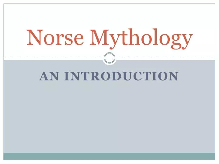 norse mythology