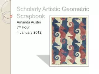 Scholarly Artistic Geometric Scrapbook