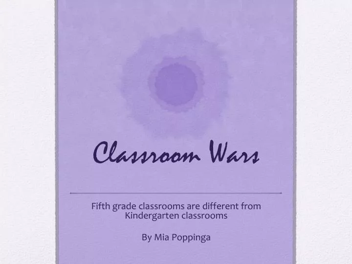 classroom wars