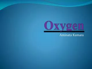 Oxygen