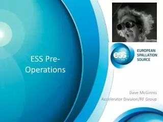 ESS Pre-Operations