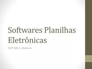 softwares planilhas eletr nicas