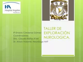 taller de exploraci n nurologica