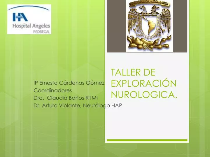 taller de exploraci n nurologica