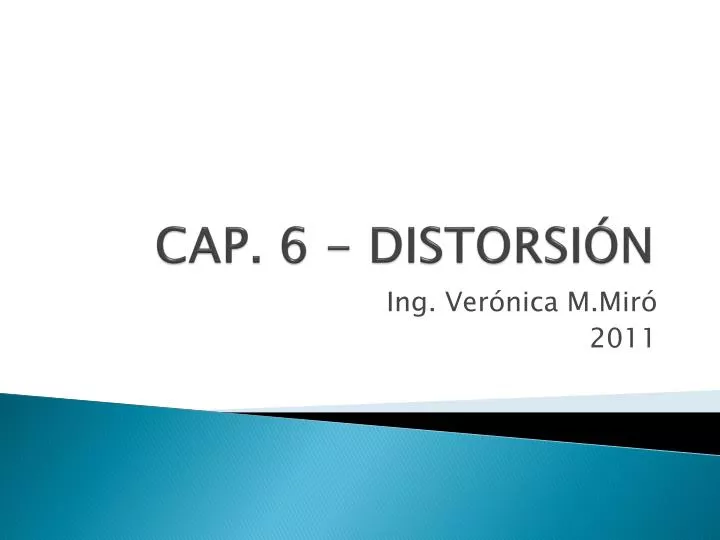 cap 6 distorsi n