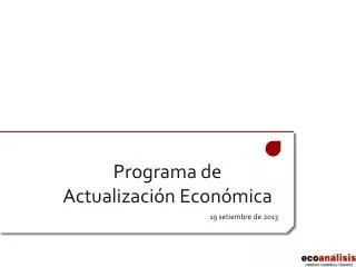programa de actualizaci n econ mica
