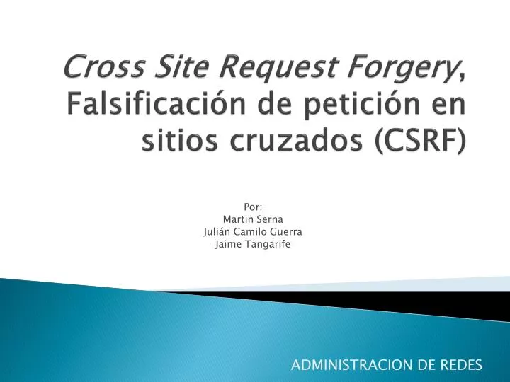 cross site request forgery falsificaci n de petici n en sitios cruzados csrf