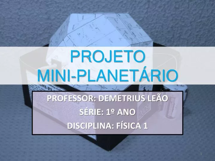 projeto mini planet rio