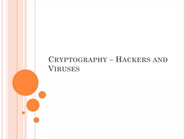 cryptography hackers and viruses