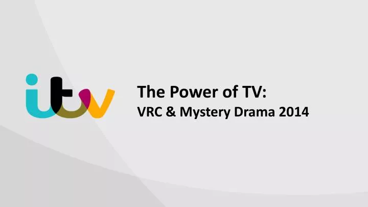 the power of tv vrc mystery drama 2014