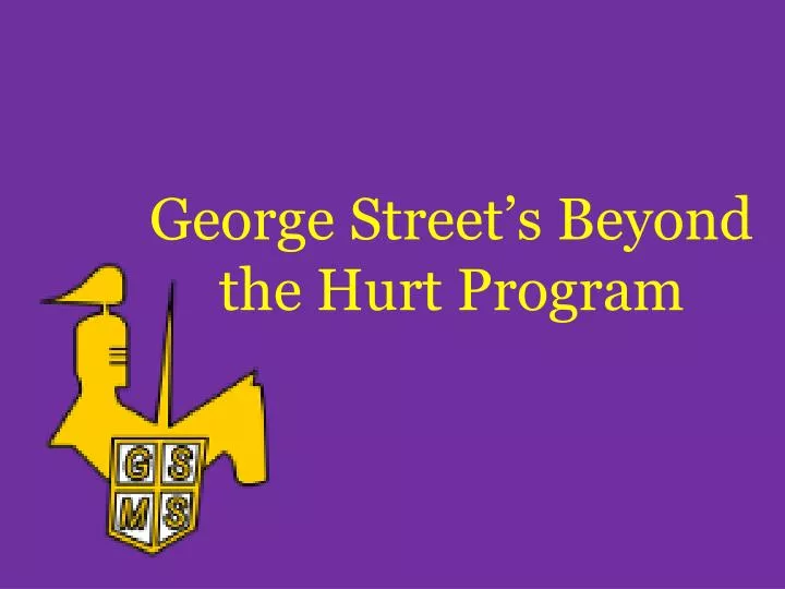 george street s beyond the hurt program