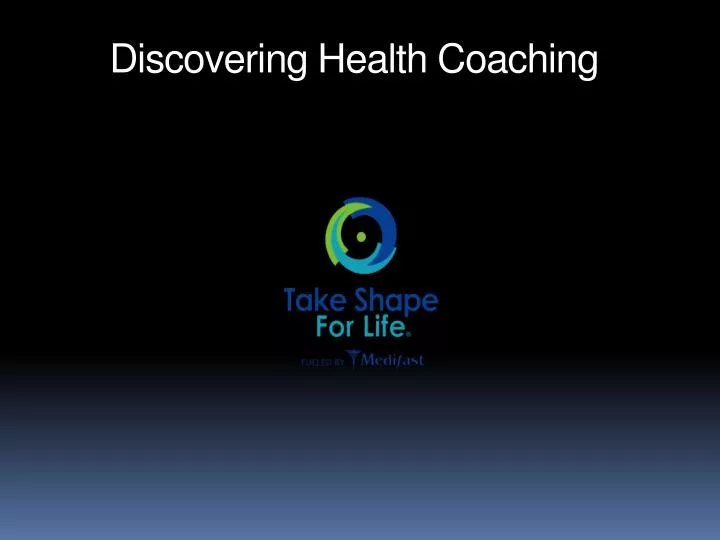 discovering health coaching