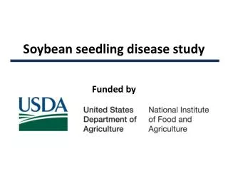Soybean seedling disease study