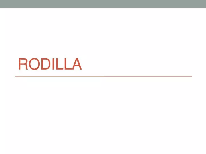 rodilla