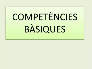 compet ncies b siques