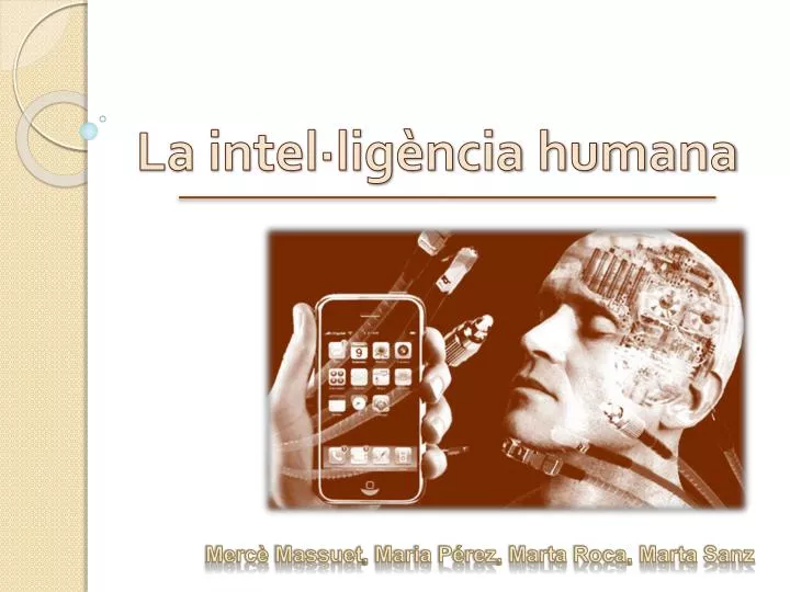 la intel lig ncia humana