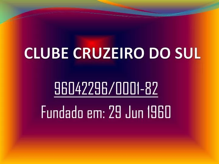 clube cruzeiro do sul