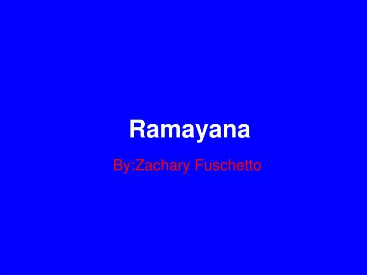 ramayana