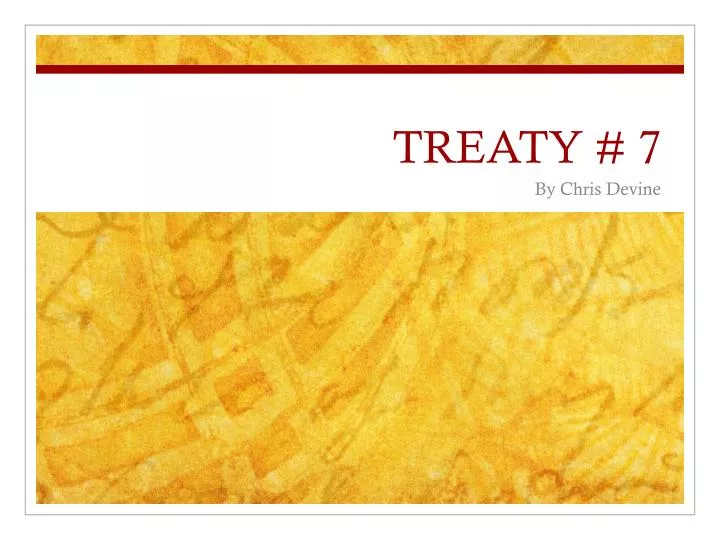 treaty 7