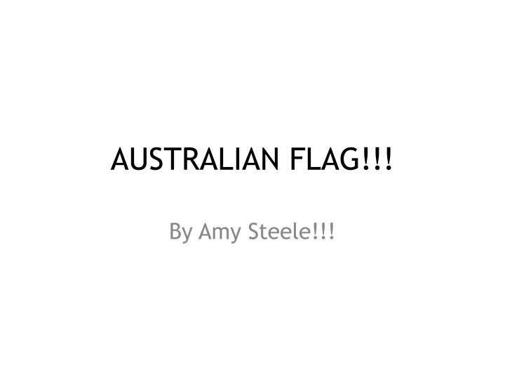 australian flag