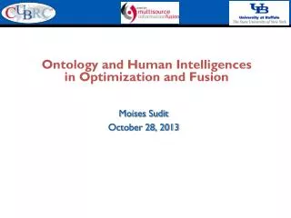 Ontology and Human Intelligences in Optimization and Fusion