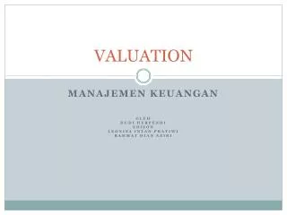 valuation
