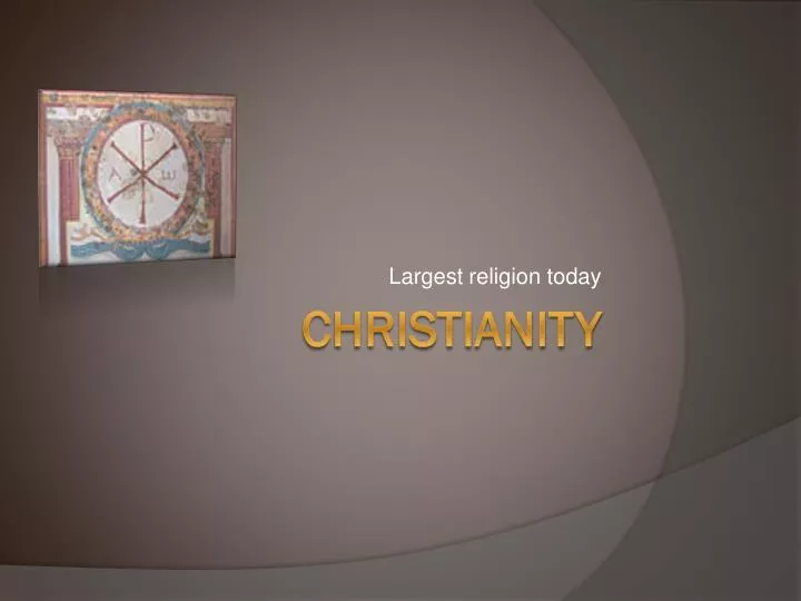 largest religion today