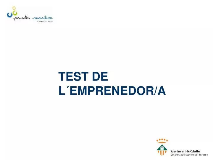 test de l emprenedor a