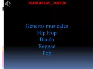 g neros musicales hip hop banda reggae pop