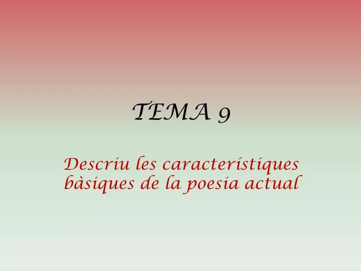 tema 9