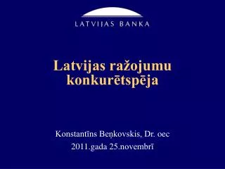 latvijas ra ojumu konkur tsp ja