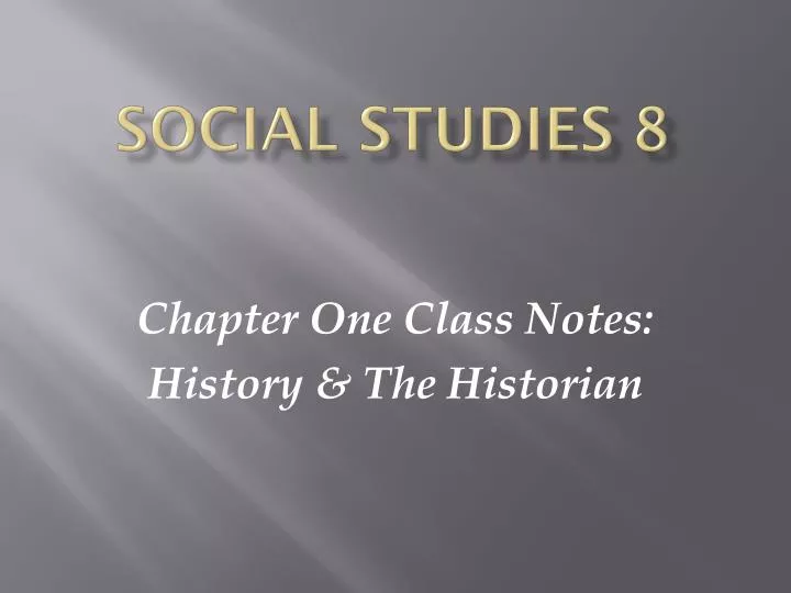 social studies 8