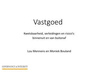 PPT - Soal Vastgoed PowerPoint Presentation, Free Download - ID:12223588