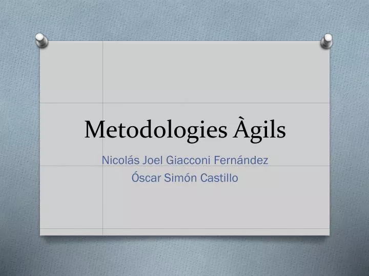 metodologies gils