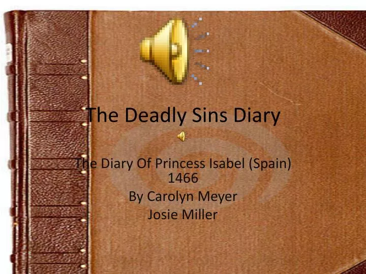 the deadly sins diary
