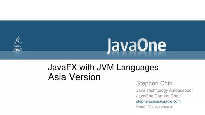 javafx with jvm languages asia version