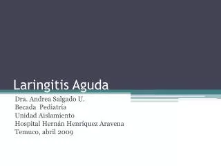 laringitis aguda