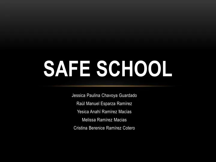 safe school